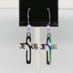 Jesus Cross Earrings
